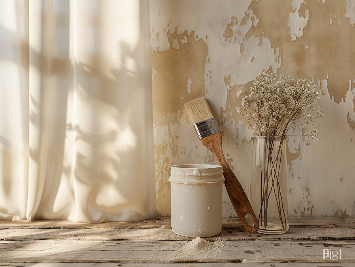 peinture beige